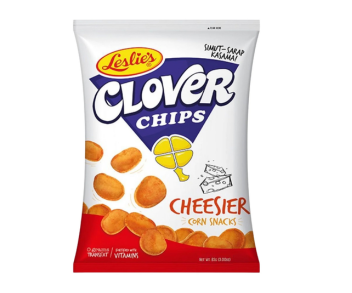 Leslies Clover Chips Cheesier Flavored 55Gm