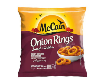 McCain Frozen Breaded Onion Rings...400Gm