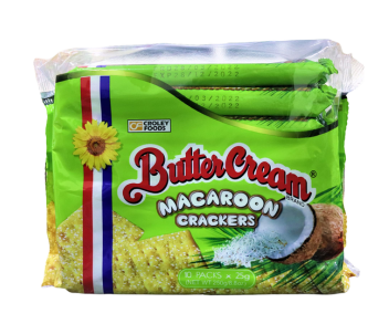 Croley Foods Butter Cream Macroon Crackers 250Gm