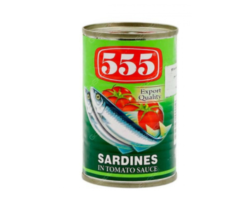 555 Sardines Assorted 4 x 155Gm