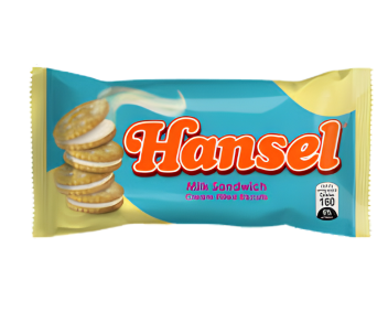 Hansel Milk Biscuit Sandwich Filled With 10 x 31Gm