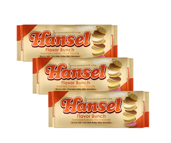 Hansel Assorted Milk Biscuit Sandwich 10x31Gm