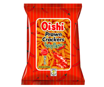 Oishi Prawn Crackers Spicy Flavour 60Gm