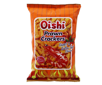 Oishi Prawn Crackers Sweet & Extra 60Gm