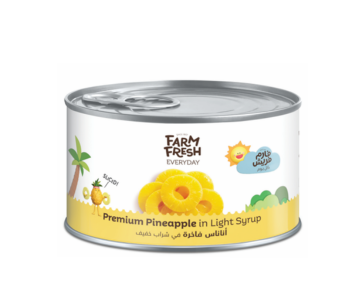 Farm Fresh Pineapple In Light Syrup 227Gm
