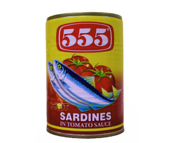 555 Sardines In Tom. Sauce Regular 425Gm