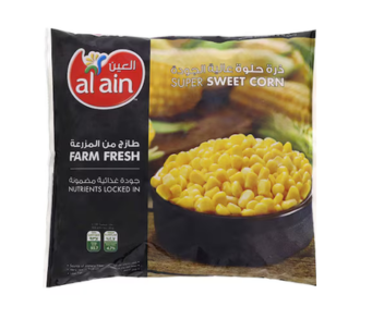 Al Ain Frozen Farm Fresh Super Sweet Corn 500Gm