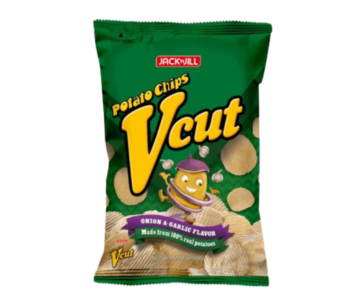 Jack N Jill V Cut Potato Chips Onion&Garlic 60Gm