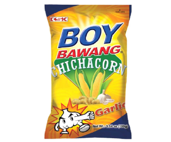Ksk Boy Bawang Chichacorn Super Garlic 100Gm