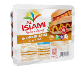 Al Islami Frozen Chicken Franks (10 Pieces) 400Gm