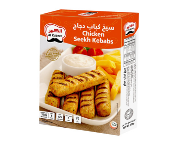 Al Kabeer Frozen Chicken Seekh Kebabs 320Gm