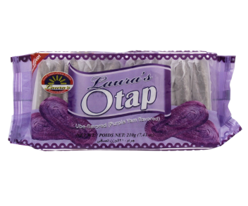 Laura's Otap Sugar Biscuits Purple Yam 210Gm