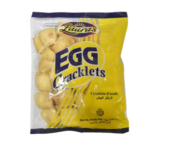 Lauras Egg Cracklets 75Gm