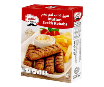 Al Kabeer Frozen Mutton Seekh Kebabs 320Gm