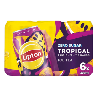 Lipton Zero Sugar Tropical Passion Fruit 320Ml